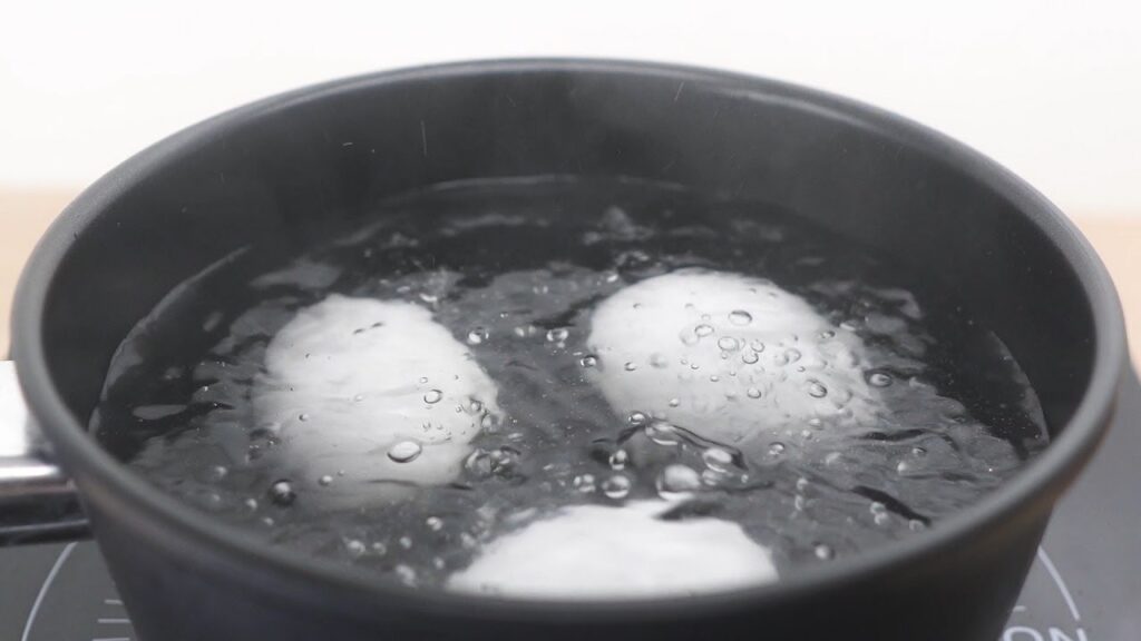  boil eggs.